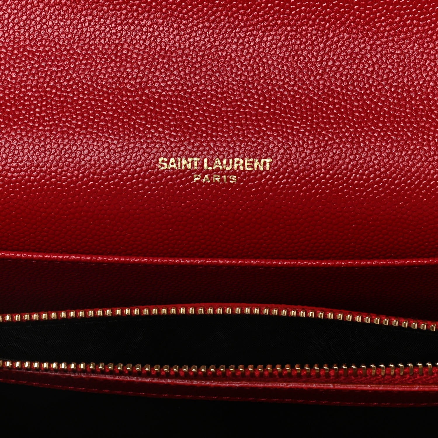 Saint Laurent Grain De Poudre Mini Uptown Crossbody Bag Red 7 of 11