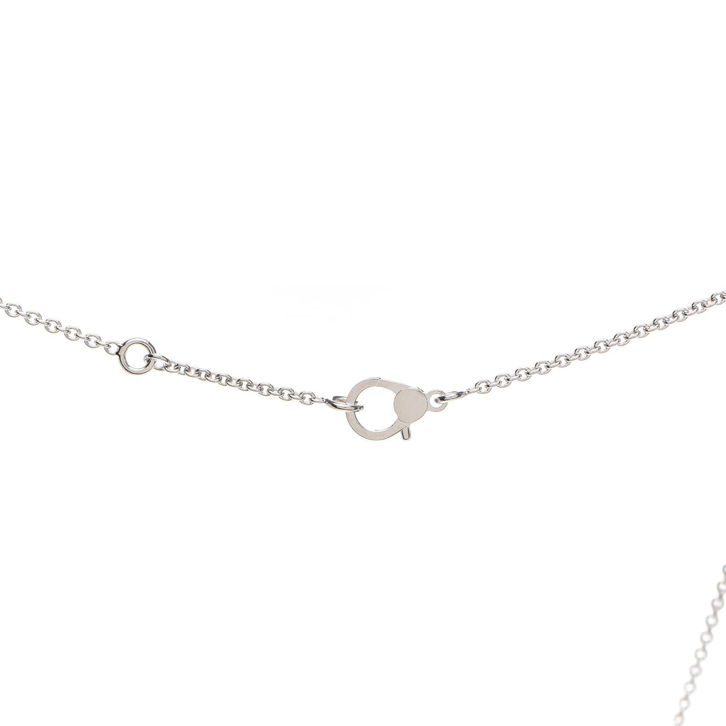 18K White Gold Diamond Finesse Pendant Necklace