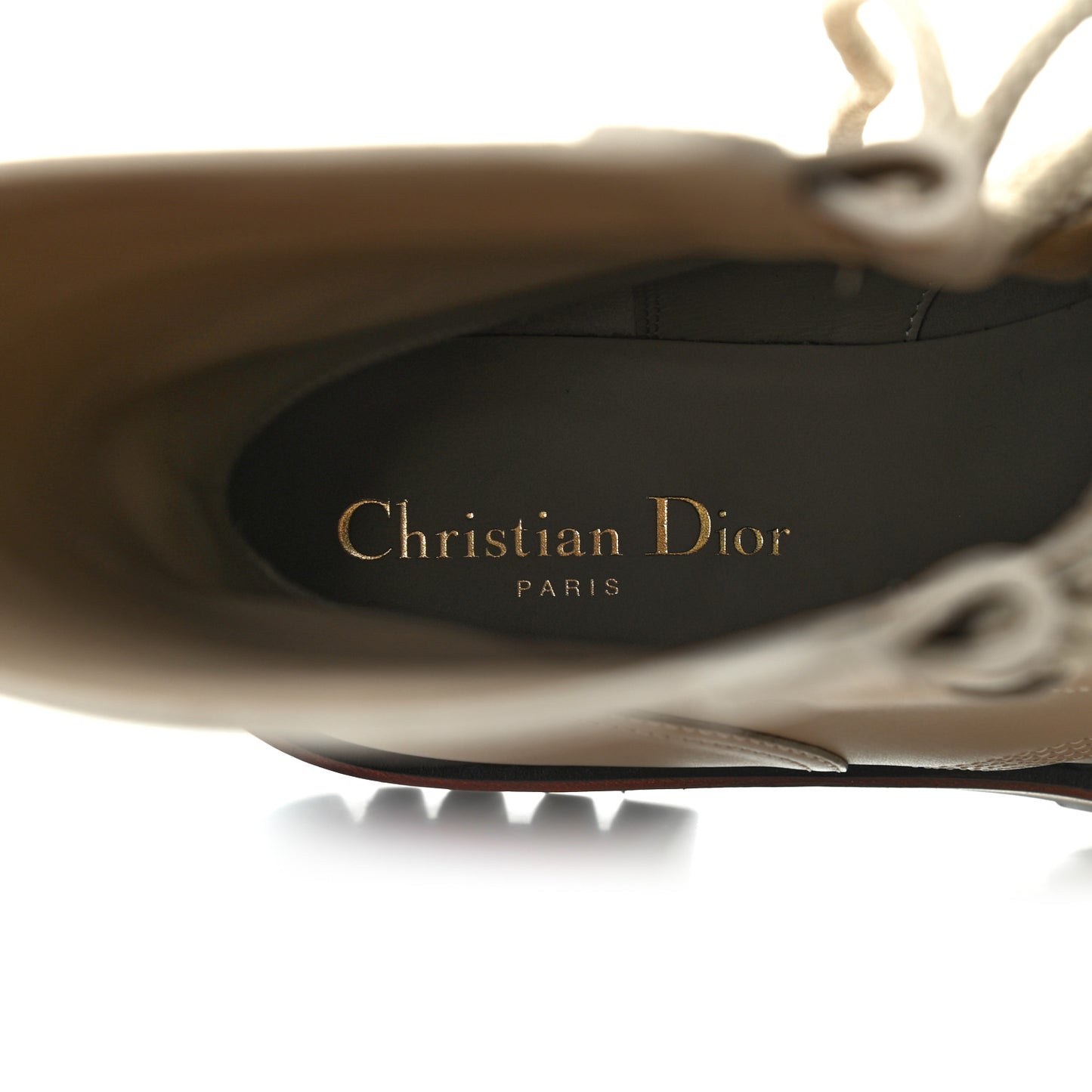 Calfskin Dior Quest 35mm Hiking Boots 37.5 Corde