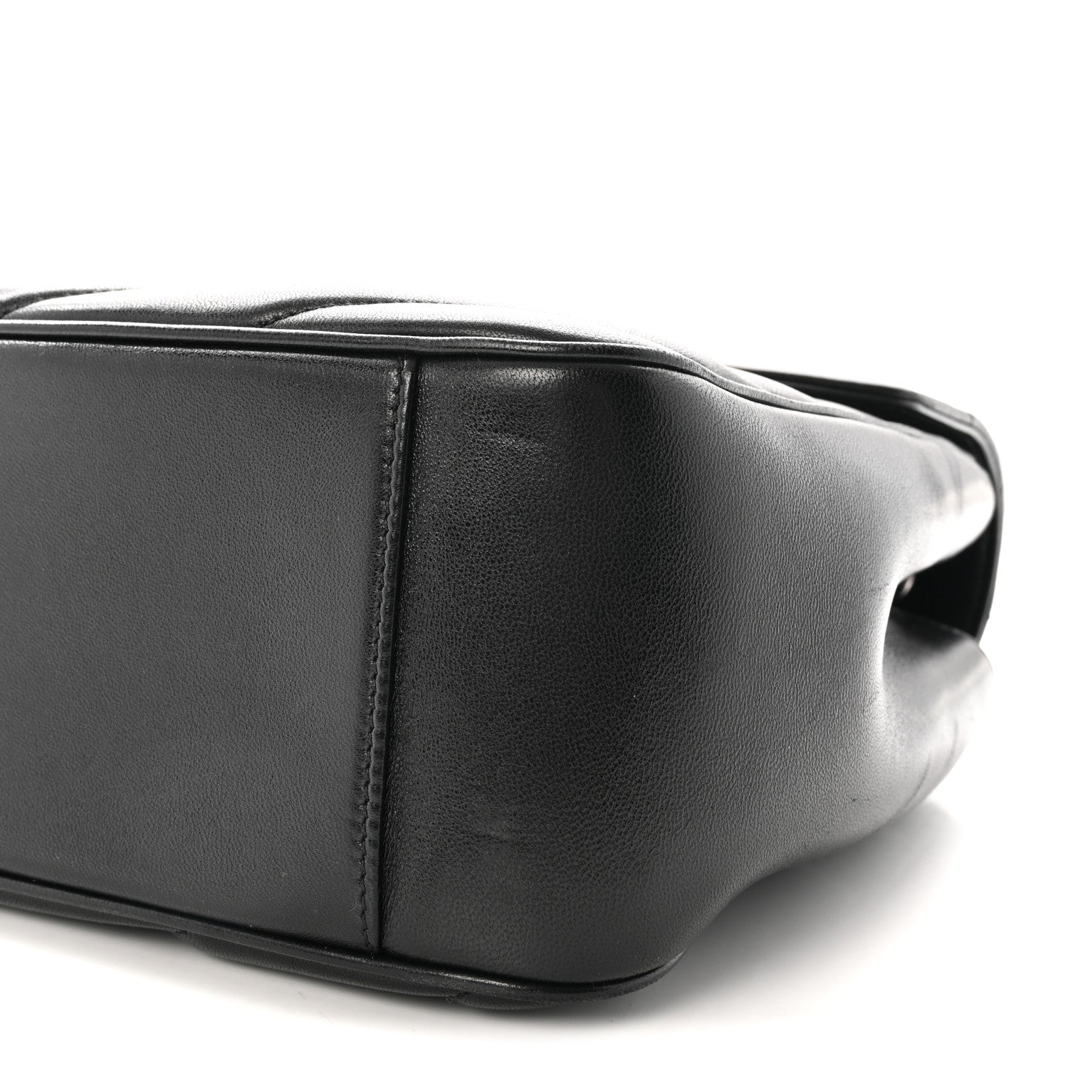 Saint Laurent Lambskin Chevron Quilted Large LouLou Black 9 of 9