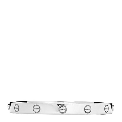 Cartier 18K White Gold LOVE Bracelet 17 1 of 6