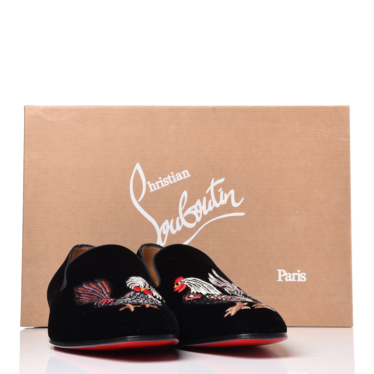 Christian Louboutin Velvet Mens Champgillon Flat Loafer 41 Black 13 of 13