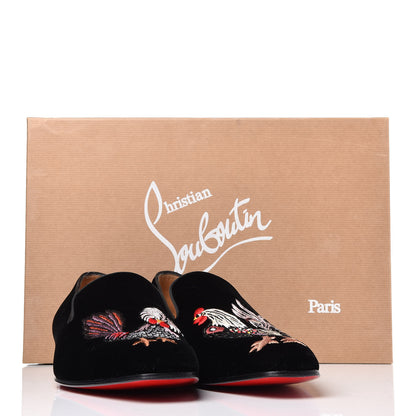 Christian Louboutin Velvet Mens Champgillon Flat Loafer 41 Black 13 of 13
