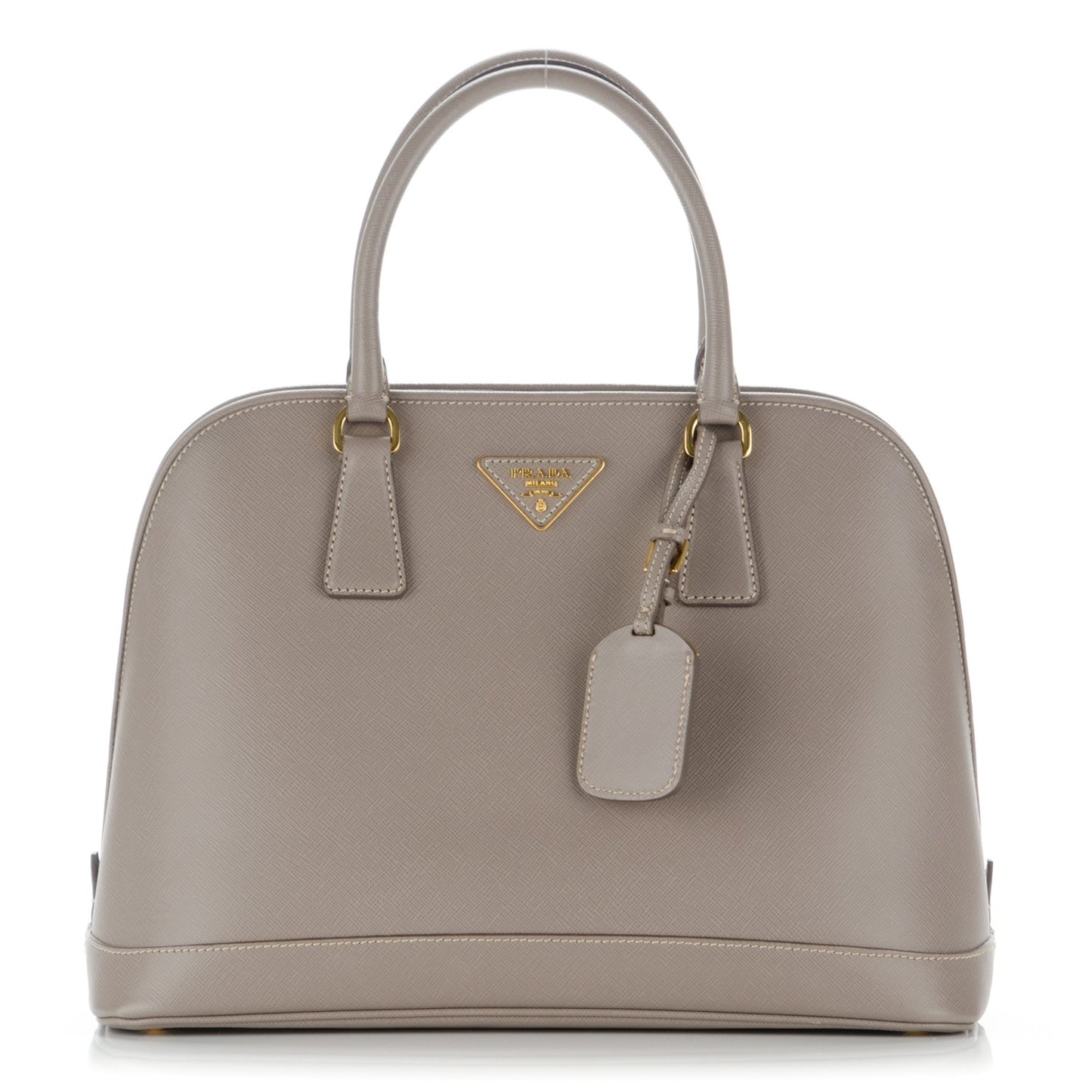 Saffiano Lux Open Promenade Tote Argilla