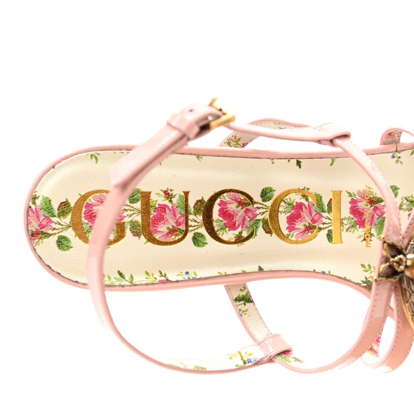Patent Bee Thong Sandal 37.5 Perfect Pink