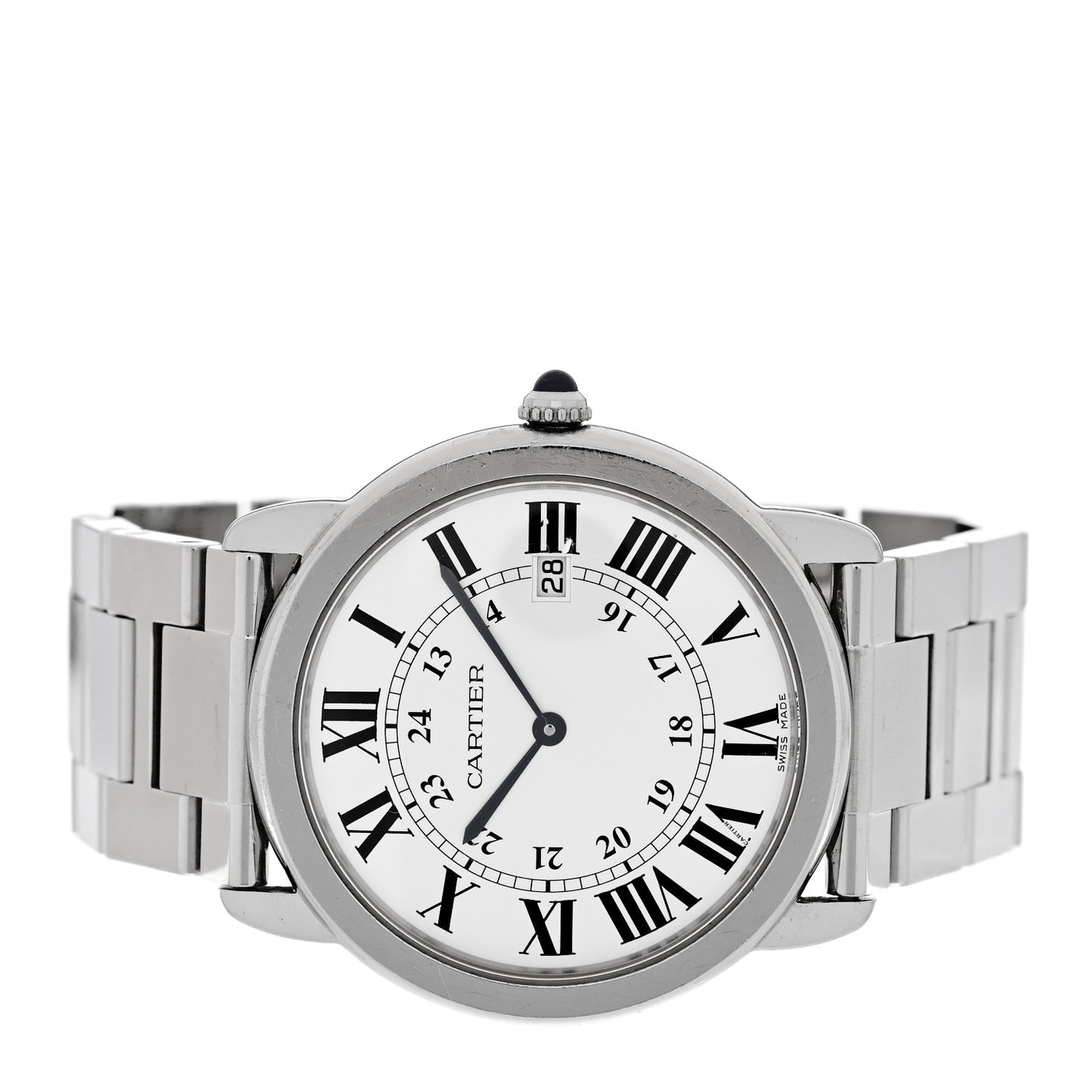 Stainless Steel 36mm Ronde Solo Quartz Watch