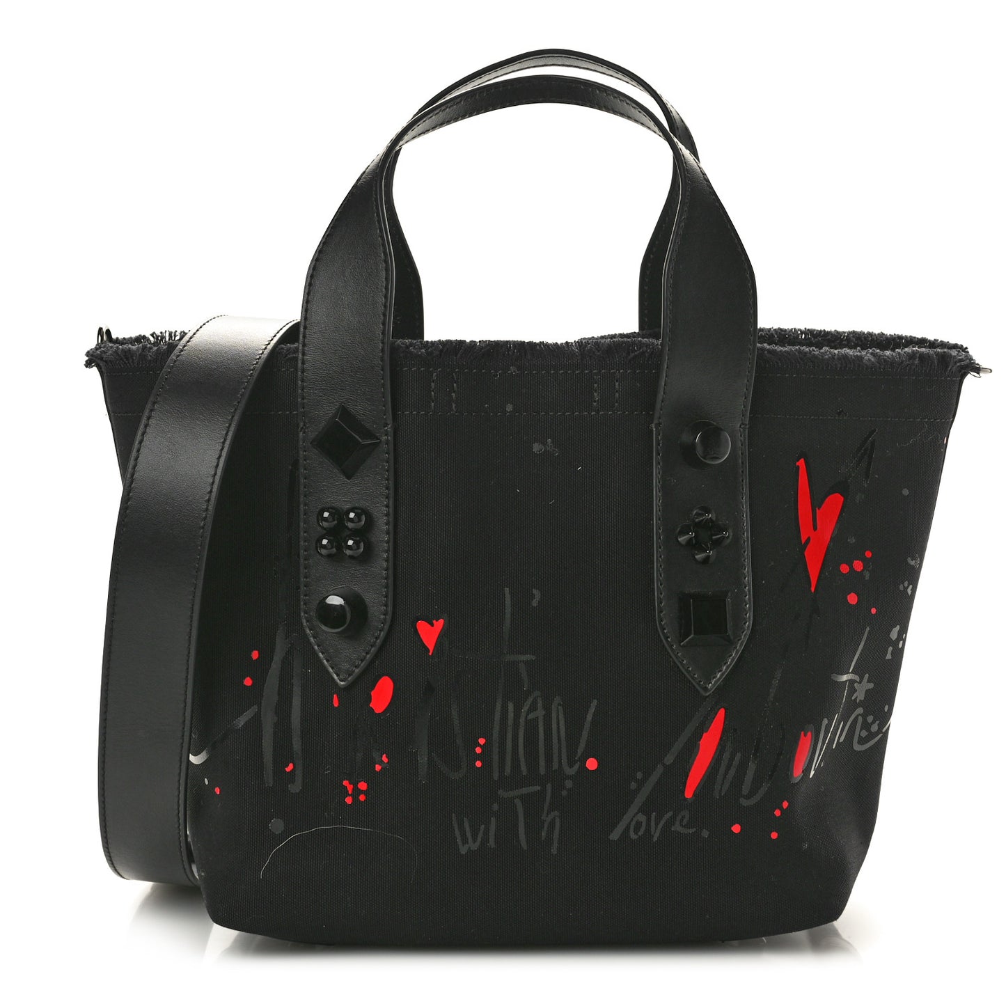 Canvas Small Frangibus Tote Black