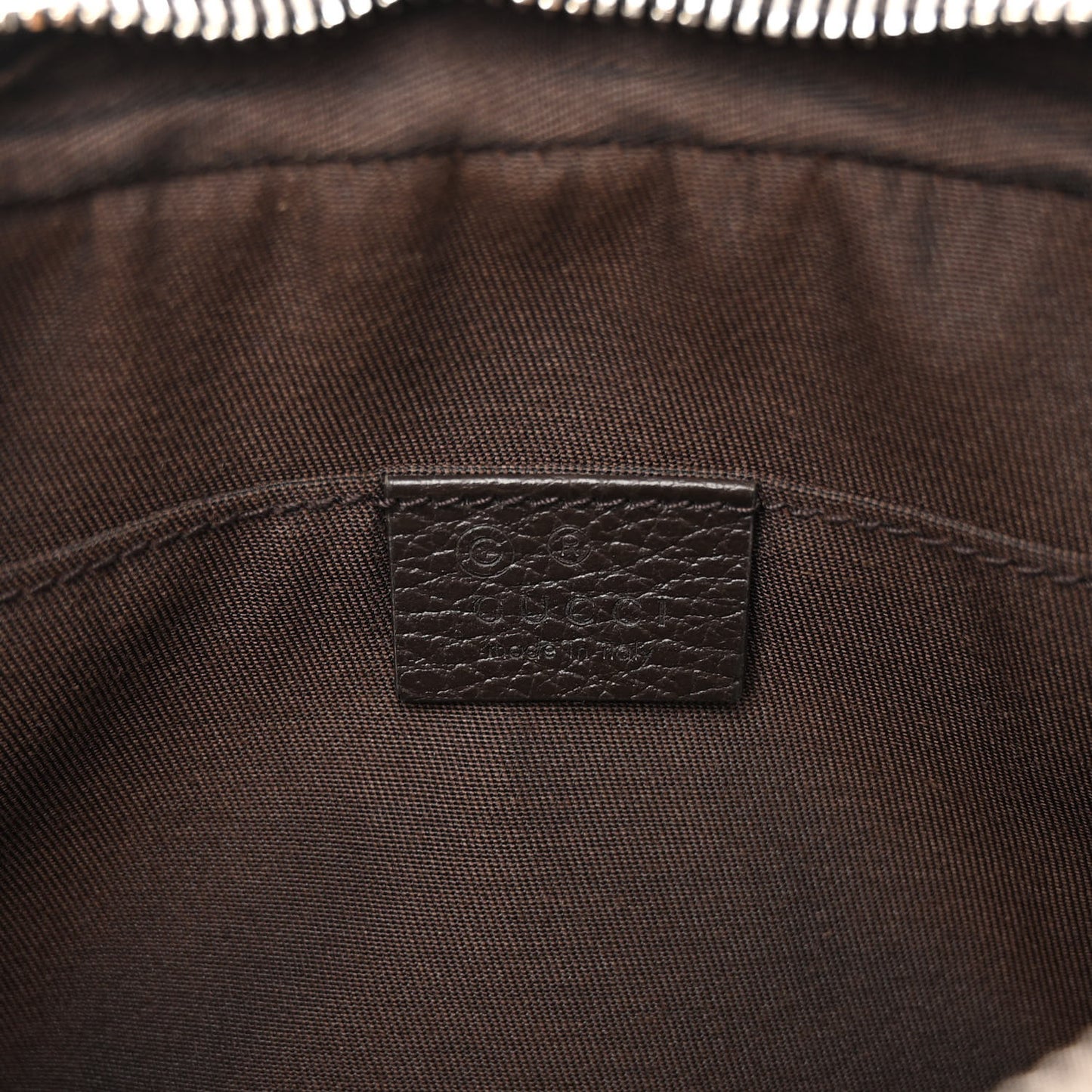Monogram Dollar Calfskin Belt Bag Beige Ebony Testa di Moro Marrone Scuro