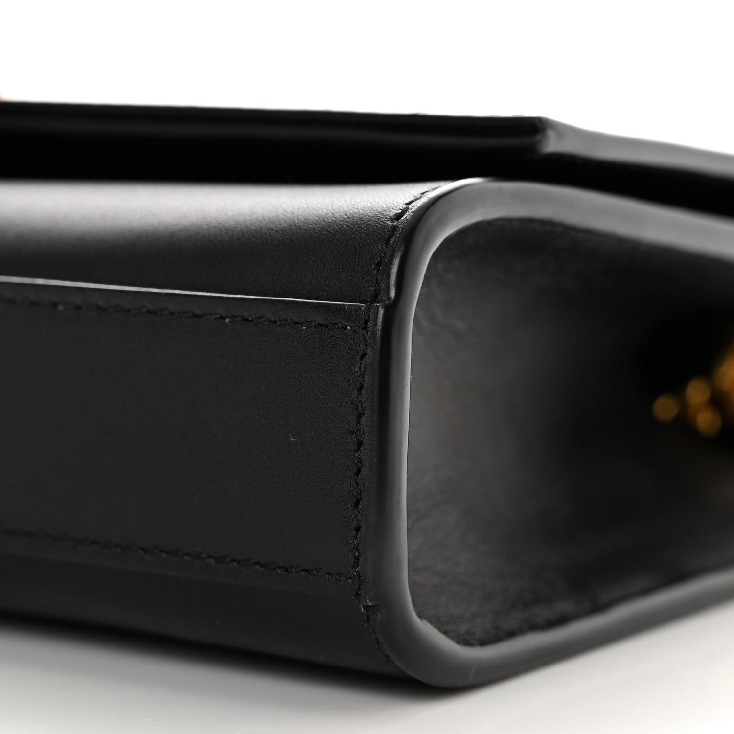 Saint Laurent Smooth Calfskin Small Classic Monogram Kate Tassel Chain Wallet Black 11 of 11
