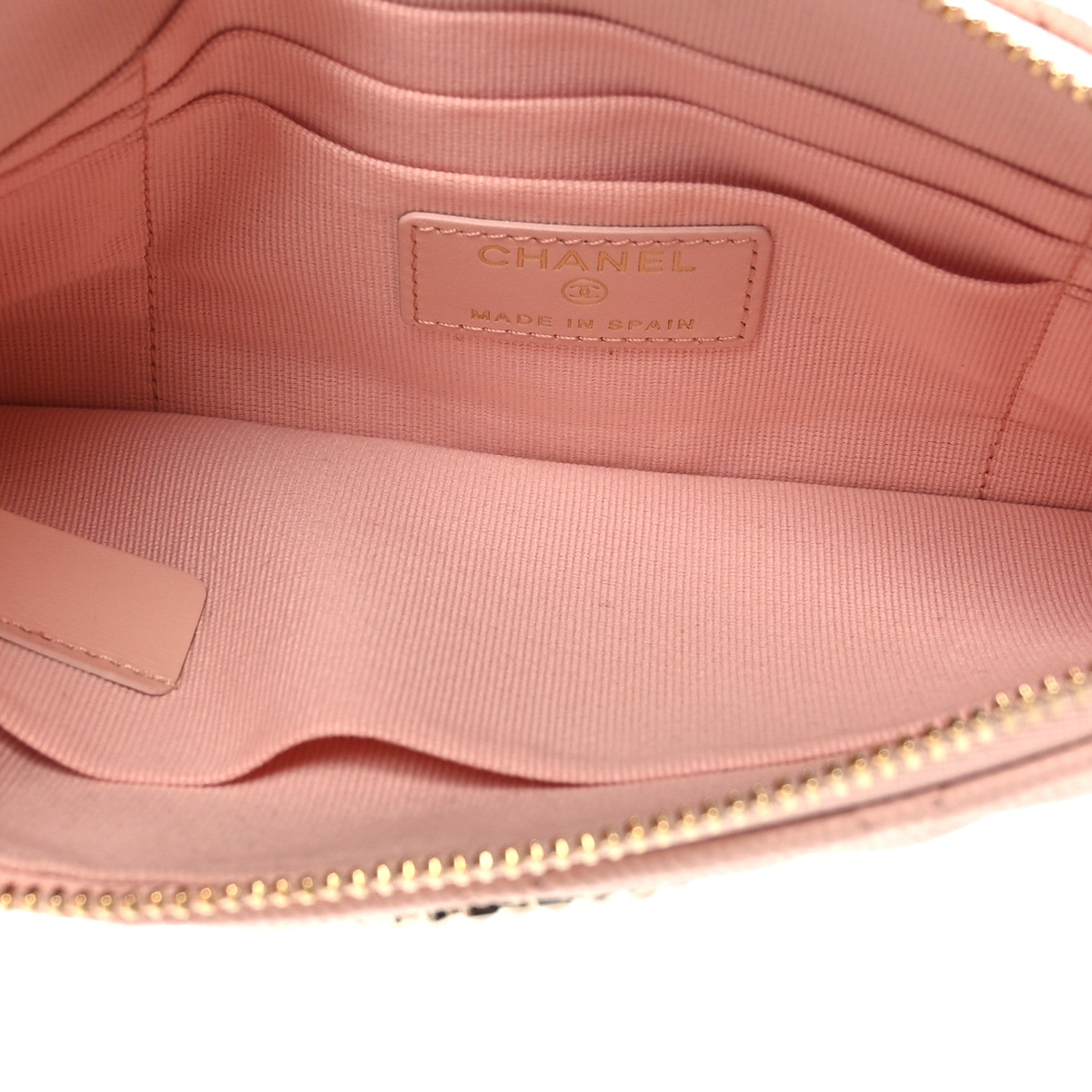 Chanel Caviar Quilted Coco Candy Small Cosmetic Case Pink 5 of 8