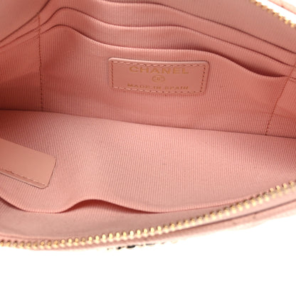 Chanel Caviar Quilted Coco Candy Small Cosmetic Case Pink 5 of 8