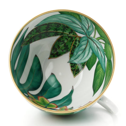 Hermes Porcelain Passifolia Tea Cup And Saucer Set Of 2 4 of 10