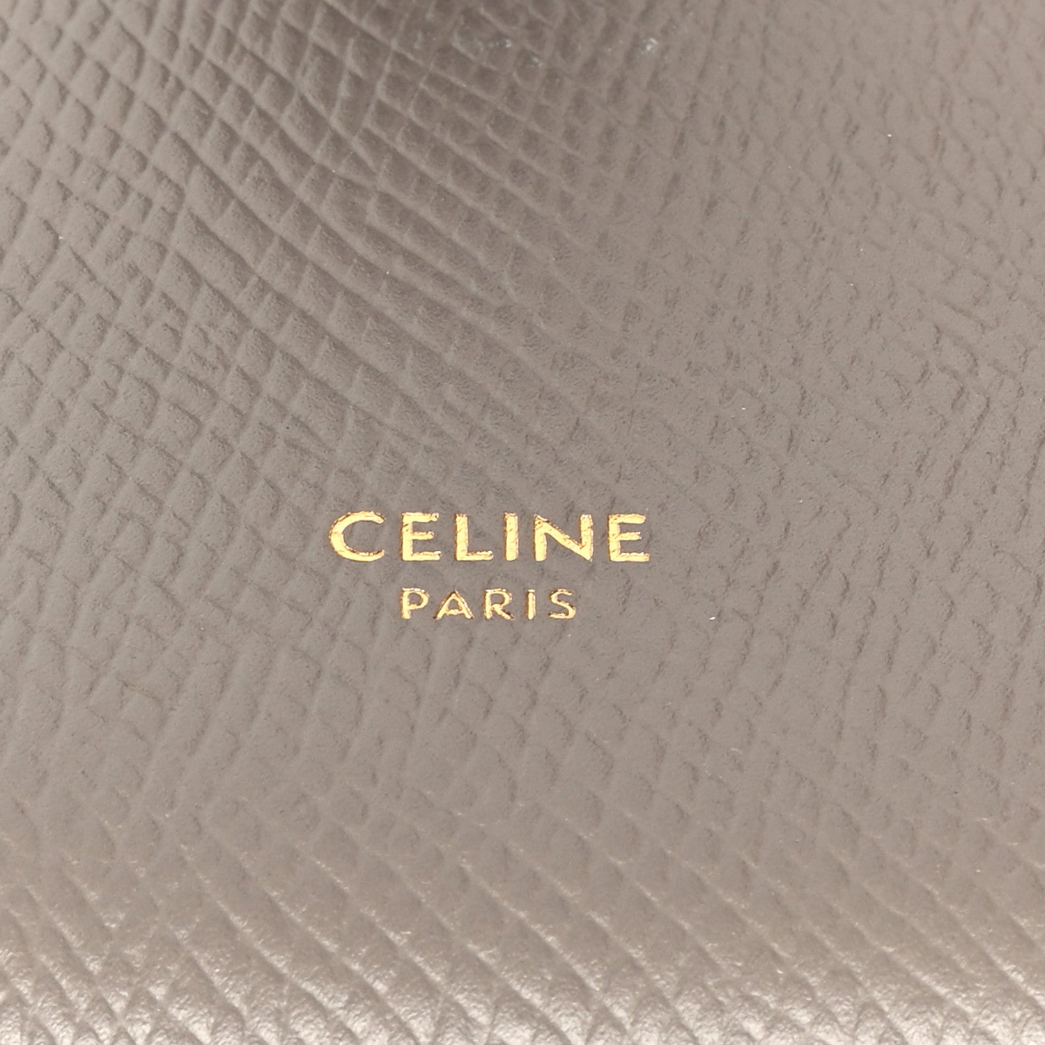 Celine Grained Calfskin Large Multifunction Strap Wallet Pebble 6 of 7