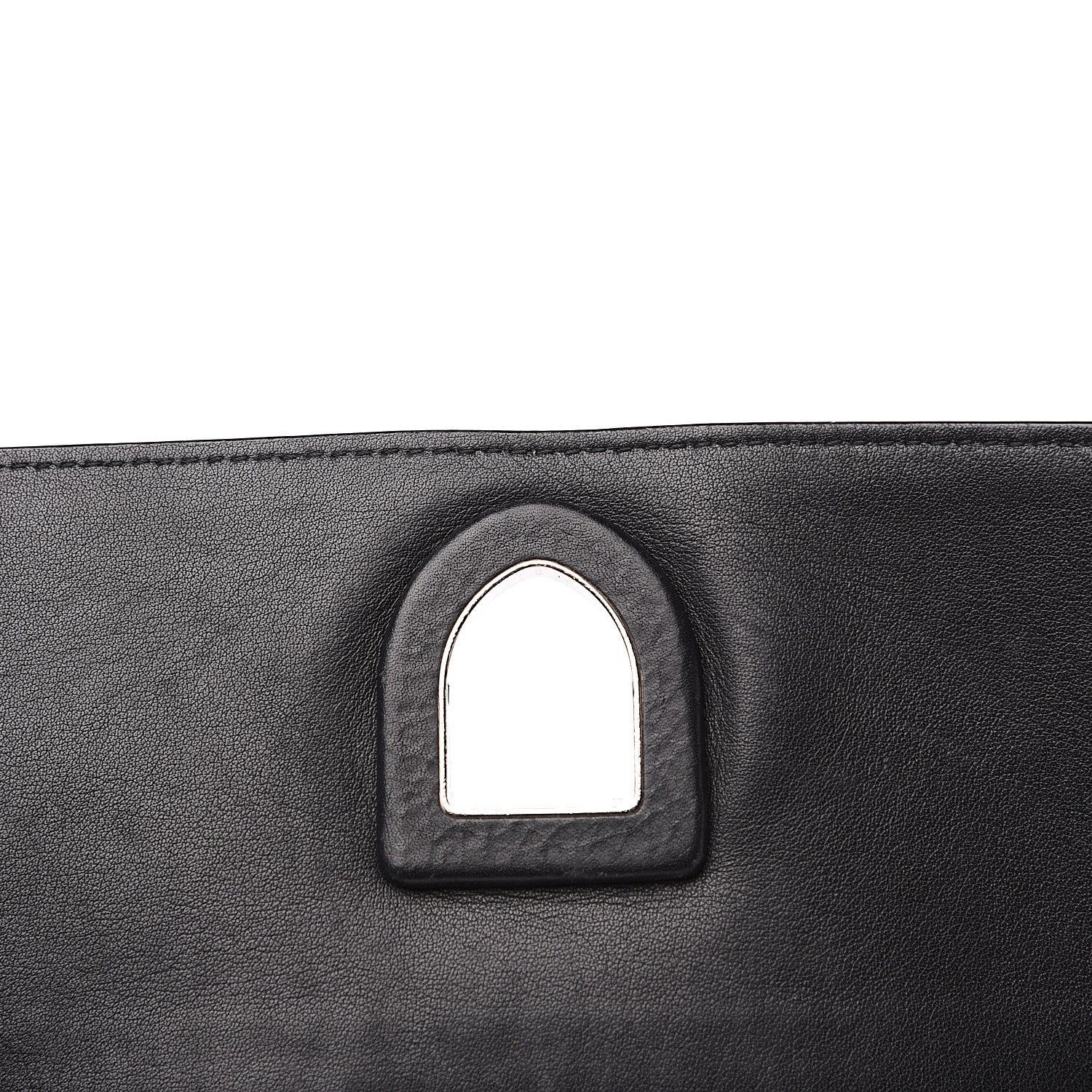 Christian Dior Grained Calfskin Medium Diorever Flap Black 6 of 12