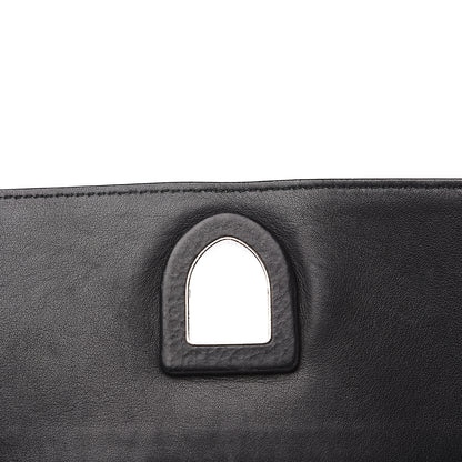 Christian Dior Grained Calfskin Medium Diorever Flap Black 6 of 12