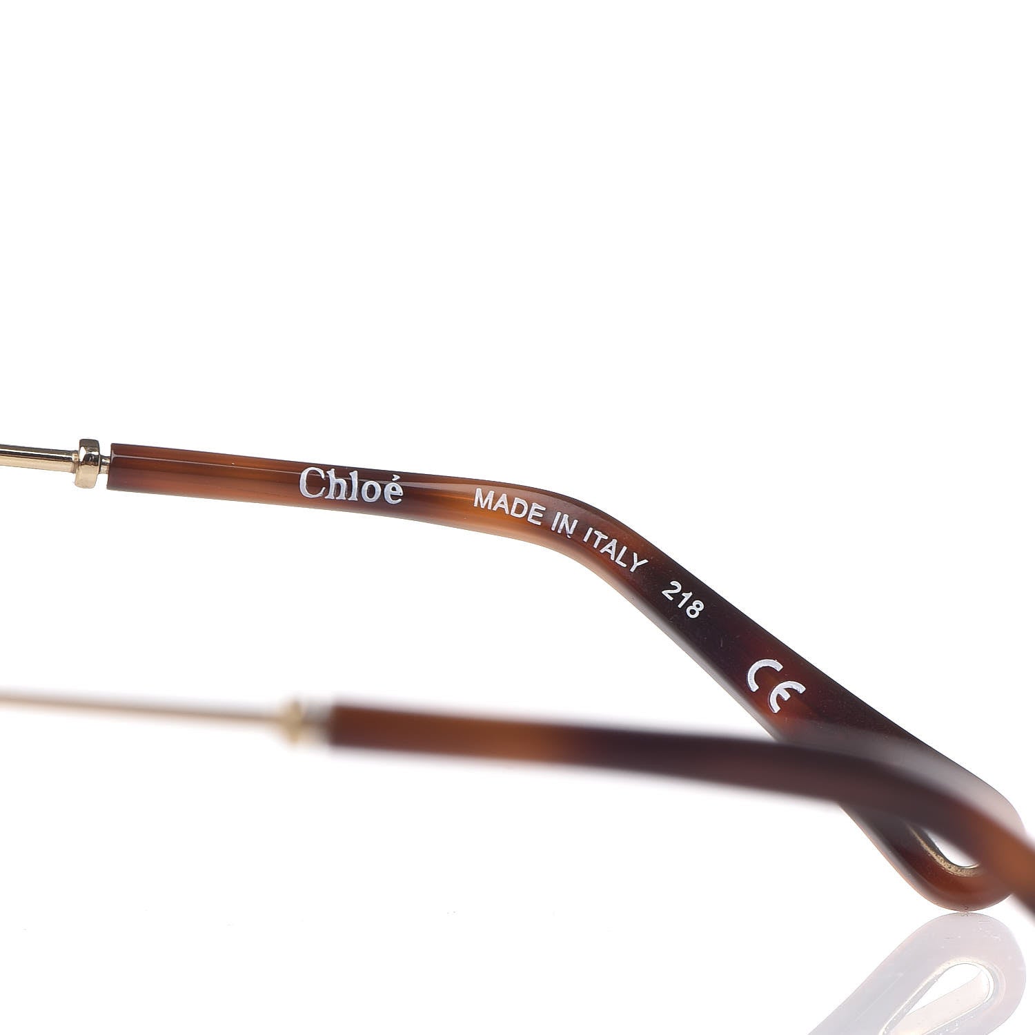 Chloe Octagonal Sunglasses CE132S Gold 6 of 7
