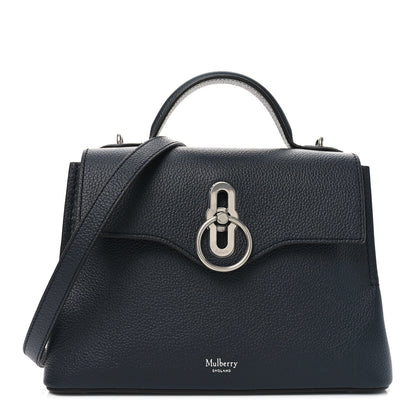 Mulberry Small Classic Grain Calfskin Mini Seaton Midnight Blue 1 of 9