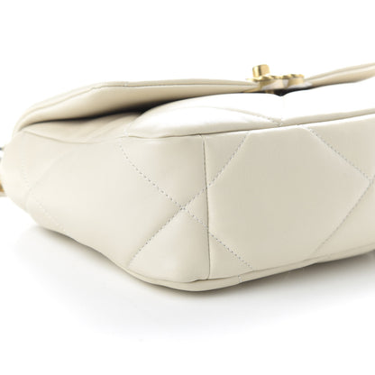 Chanel Lambskin Quilted Medium Chanel 19 Flap Light Beige 8 of 11