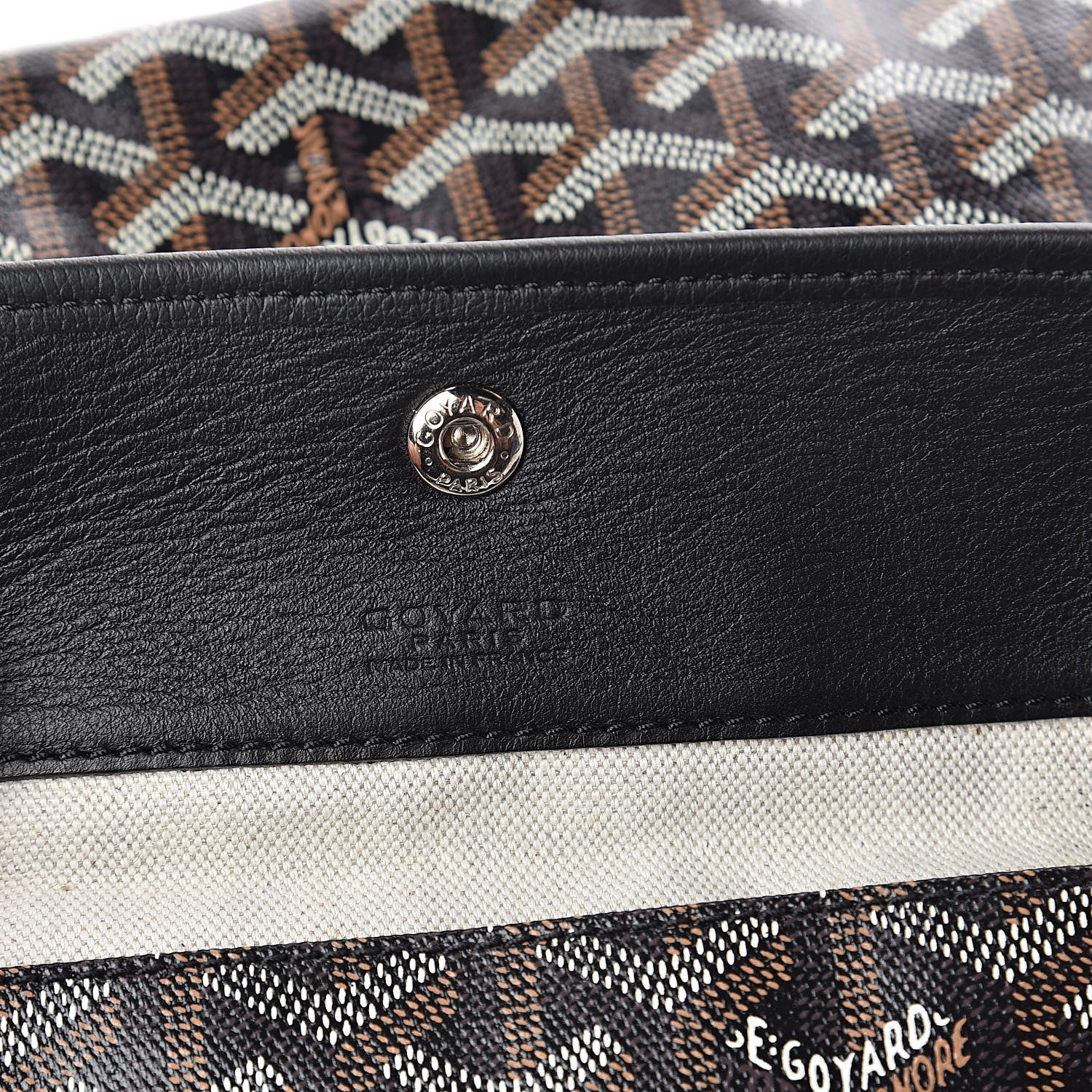 Goyard Goyardine Saint Louis PM Black 7 of 9