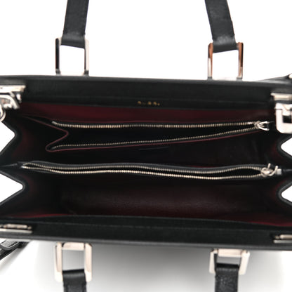 Gucci Grainy Calfskin Medium Zumi Top Handle Bag Black 5 of 8