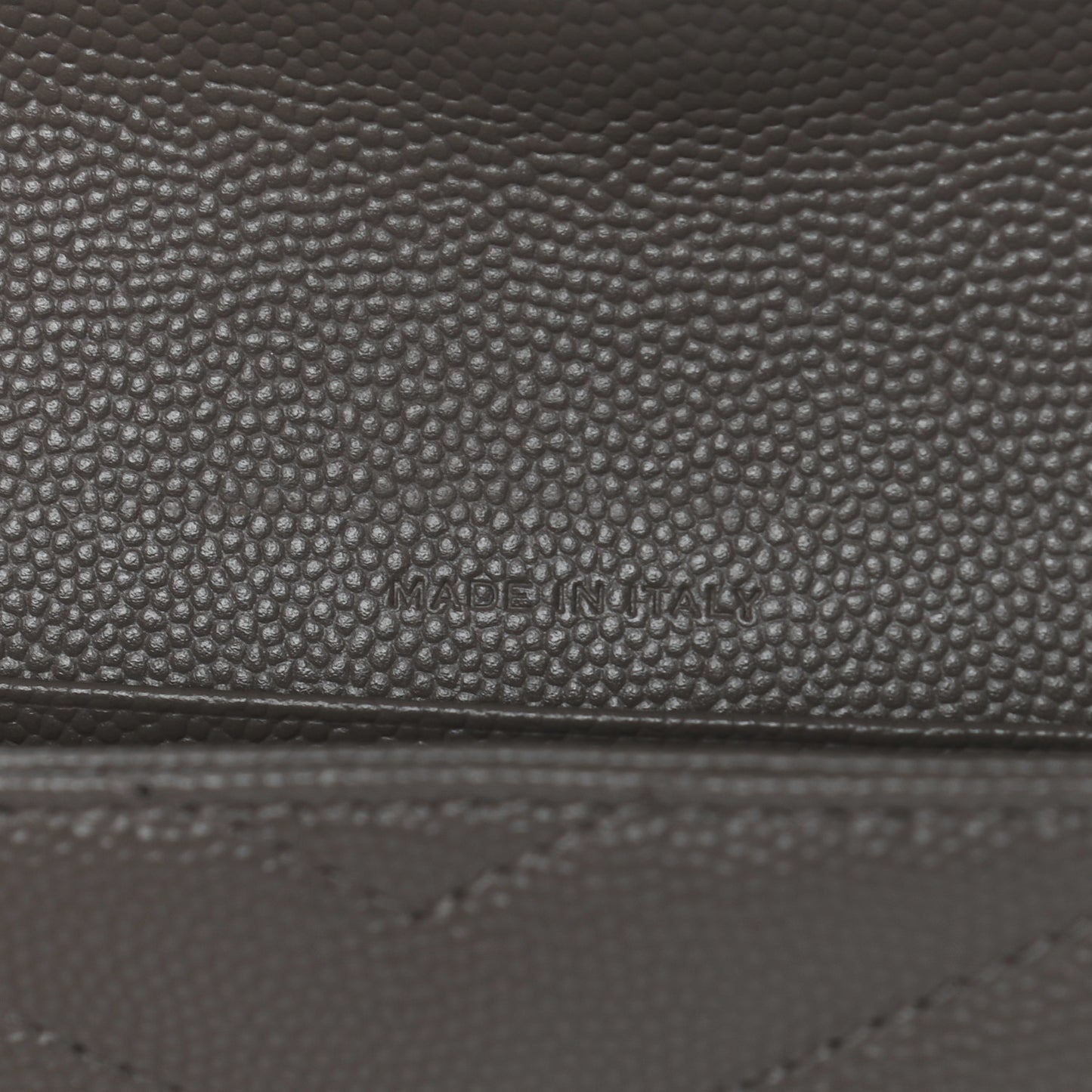Grain De Poudre Matelasse Chevron Small Monogram Envelope Wallet Fog