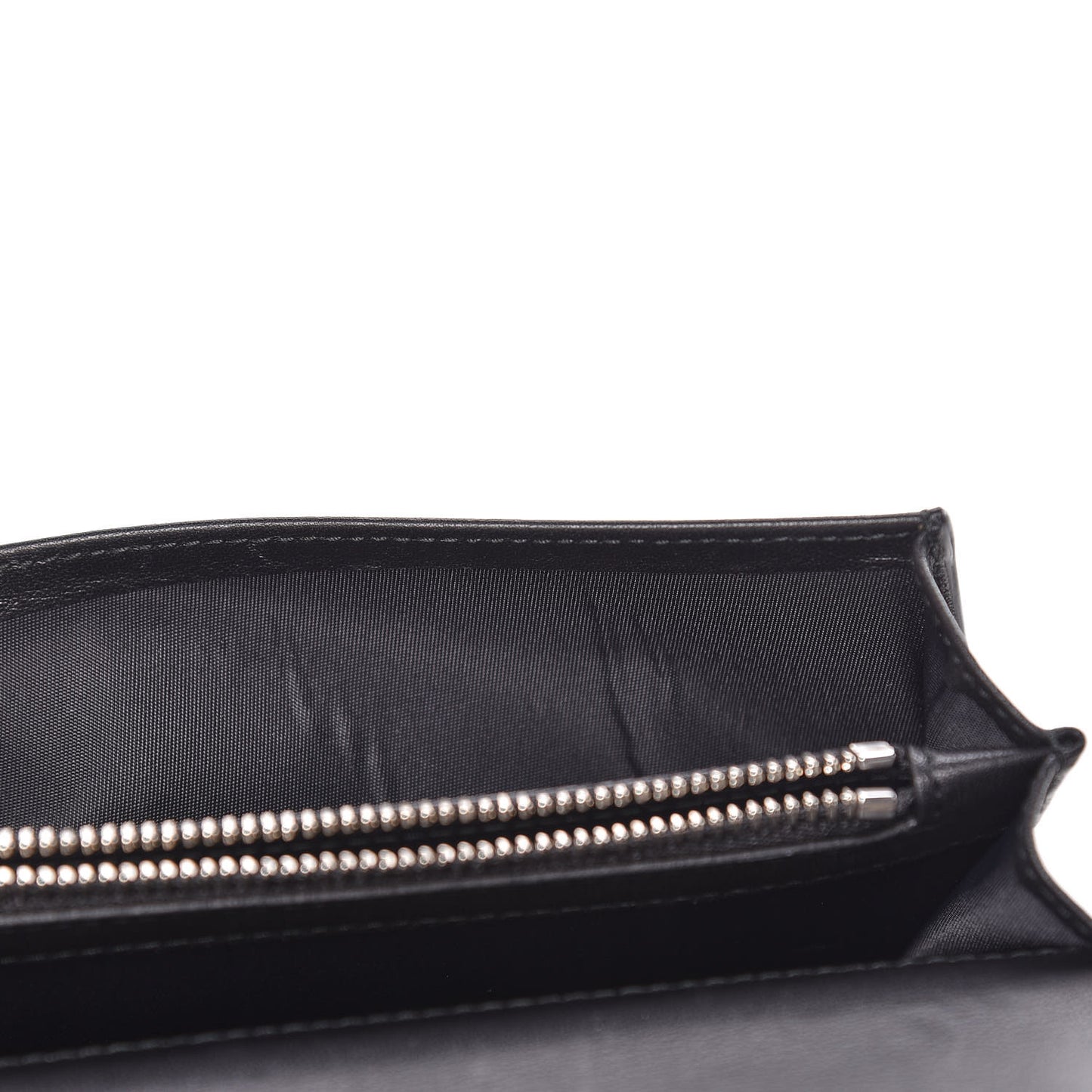 Patent Cannage Lady Dior Yen Wallet Black