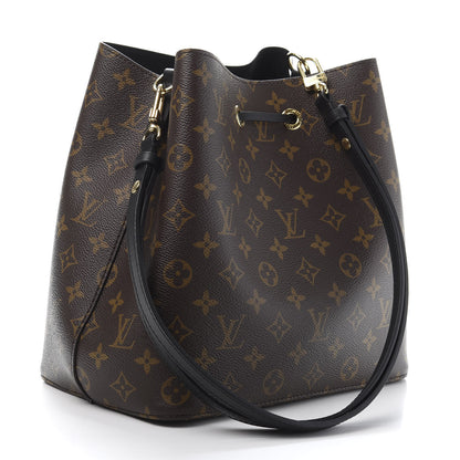 Louis Vuitton Monogram Neonoe MM Black 3 of 9