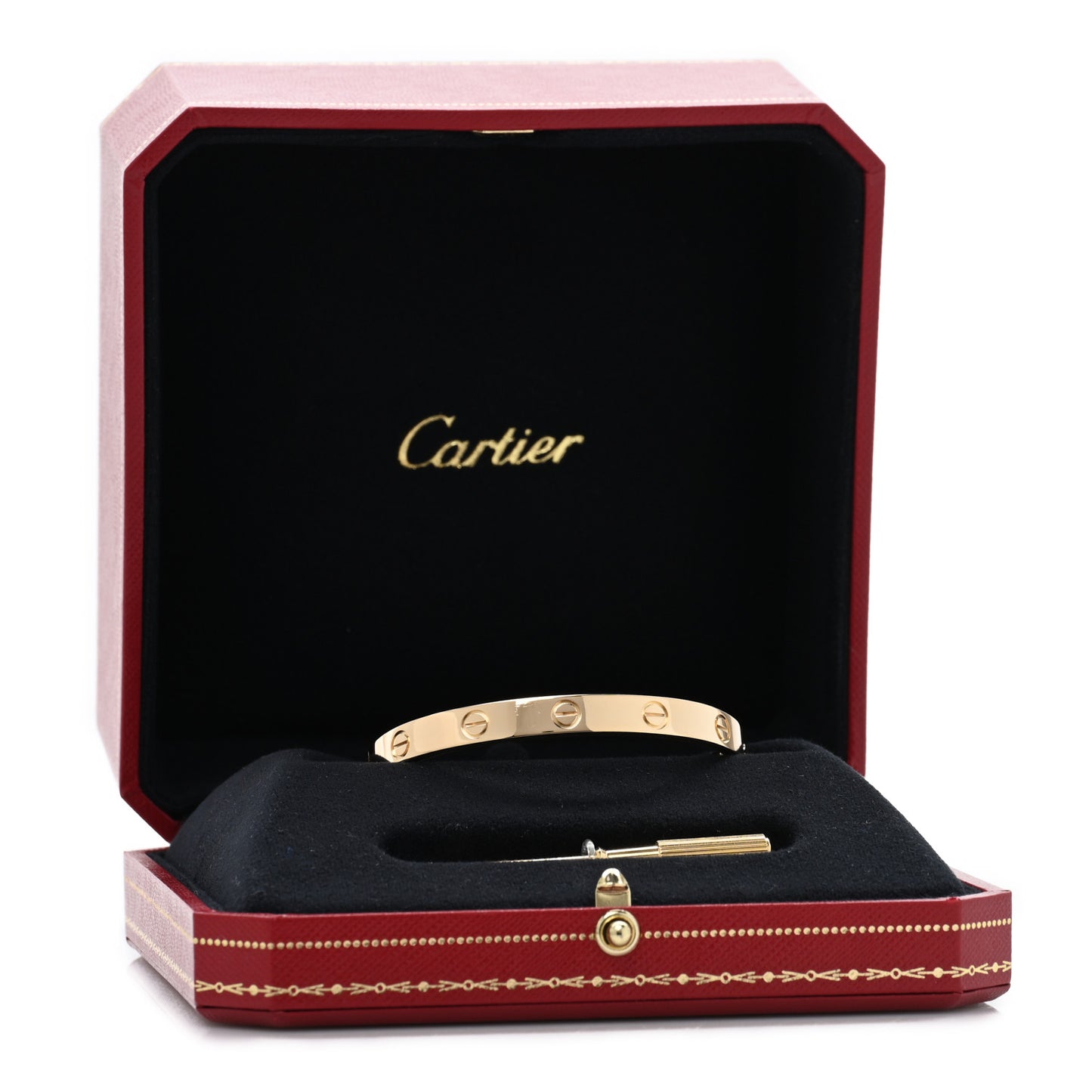 18K Yellow Gold Love Bracelet 16