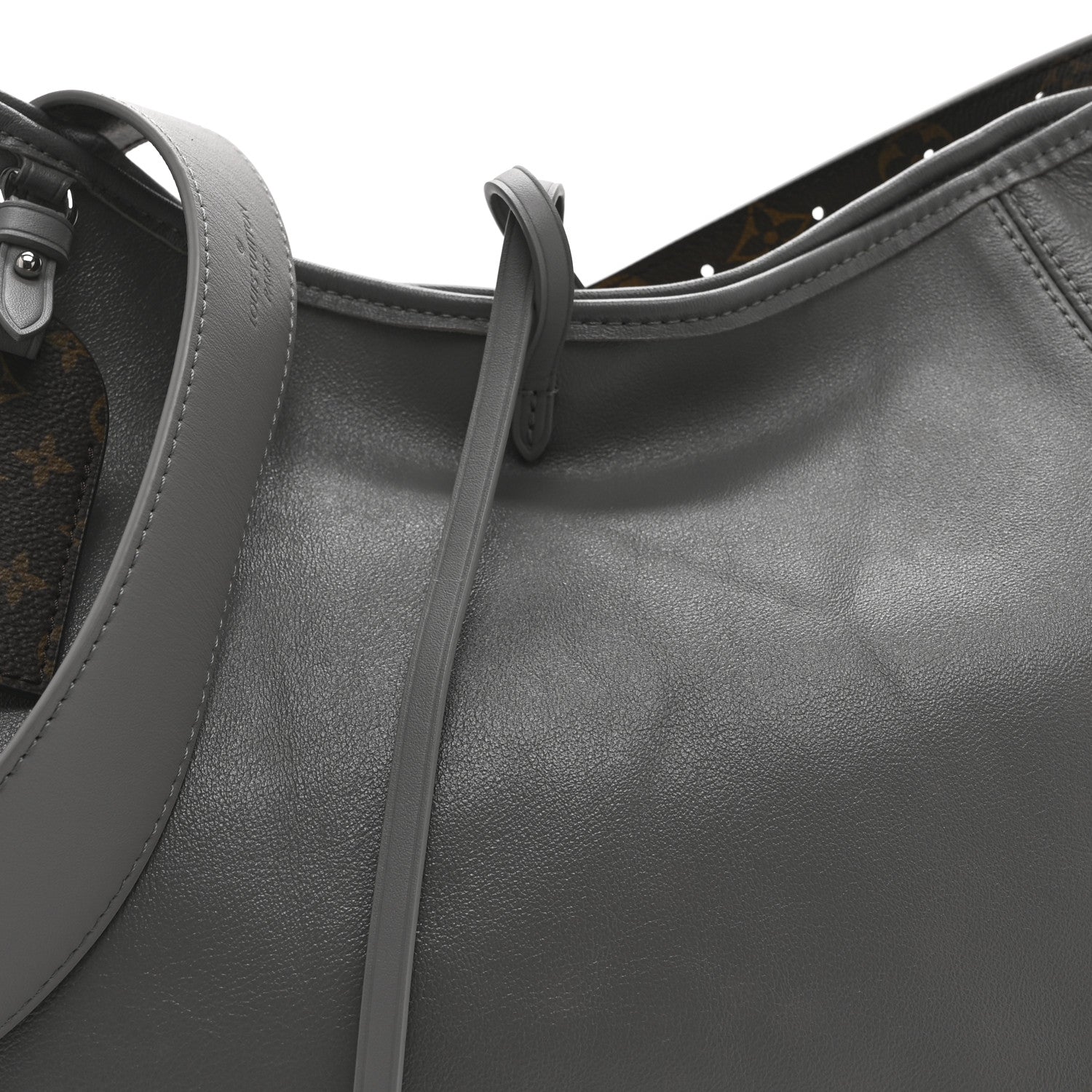 Louis Vuitton Lambskin Carryall MM Trianon Gray 1854073 – FASHIONPHILE