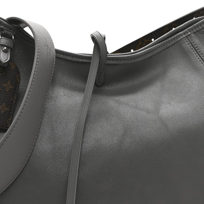 Louis Vuitton Lambskin Carryall MM Trianon Gray 8 of 10