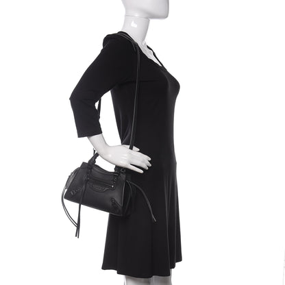 Balenciaga Smooth Calfskin Neo Classic Black Hardware Mini City Black 2 of 9