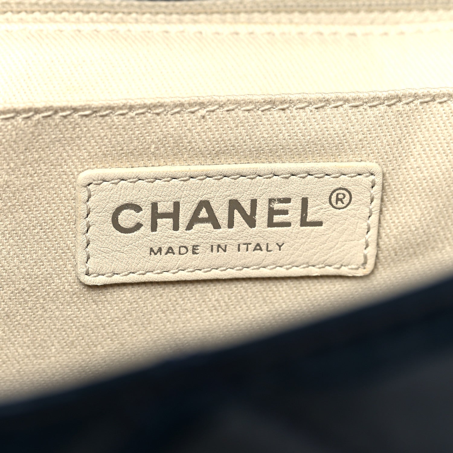 Chanel Vinyl Quilted In the Business Flap Bag Navy Blue 6 of 13