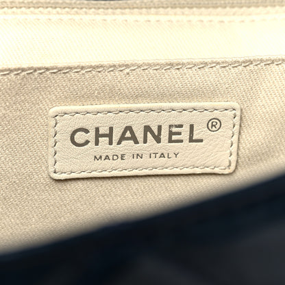 Chanel Vinyl Quilted In the Business Flap Bag Navy Blue 6 of 13