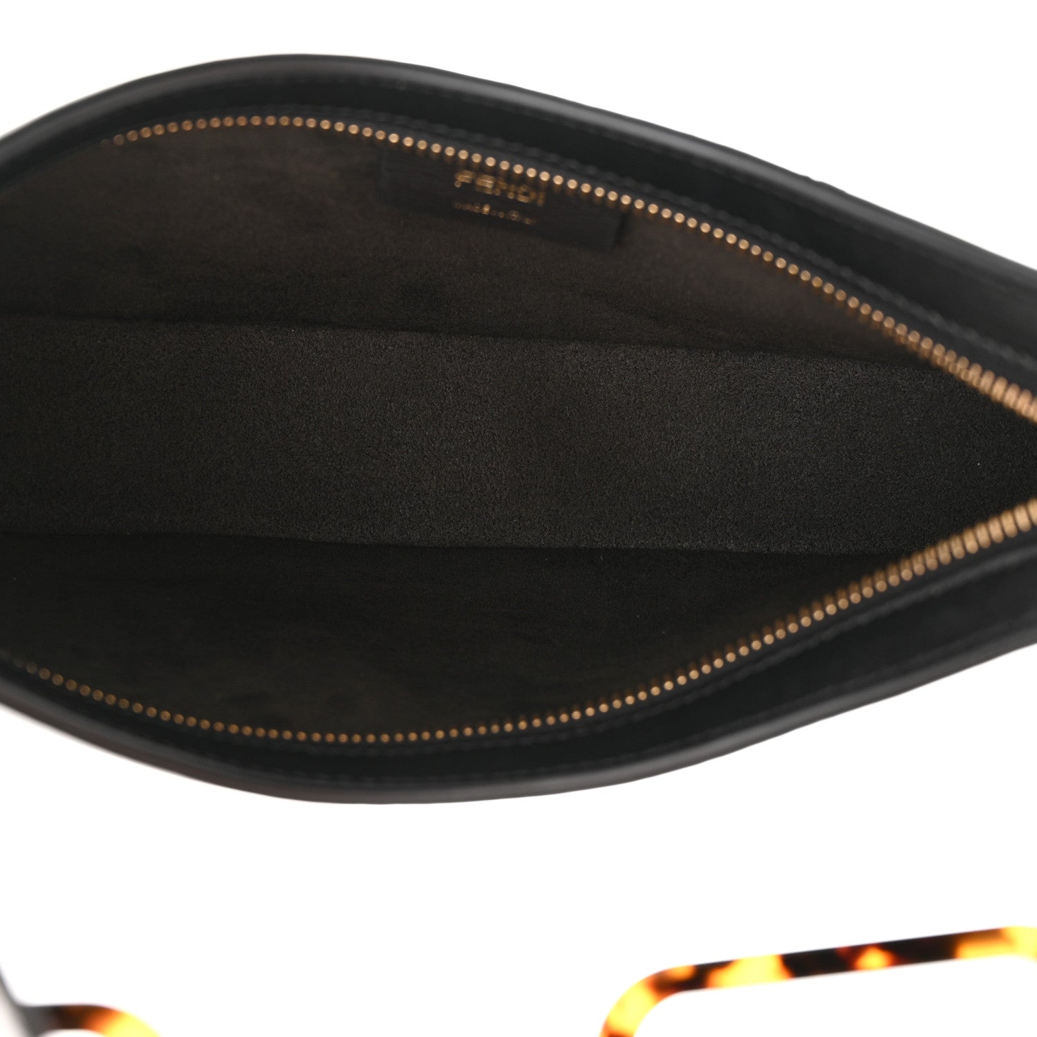 Fendi Vitello Queen Palmellato Fendi O'Lock Swing Black 5 of 11