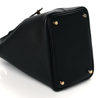 Hermes Taurillon Clemence Matte Alligator Picotin Lock Touch 18 PM Black 9 of 11