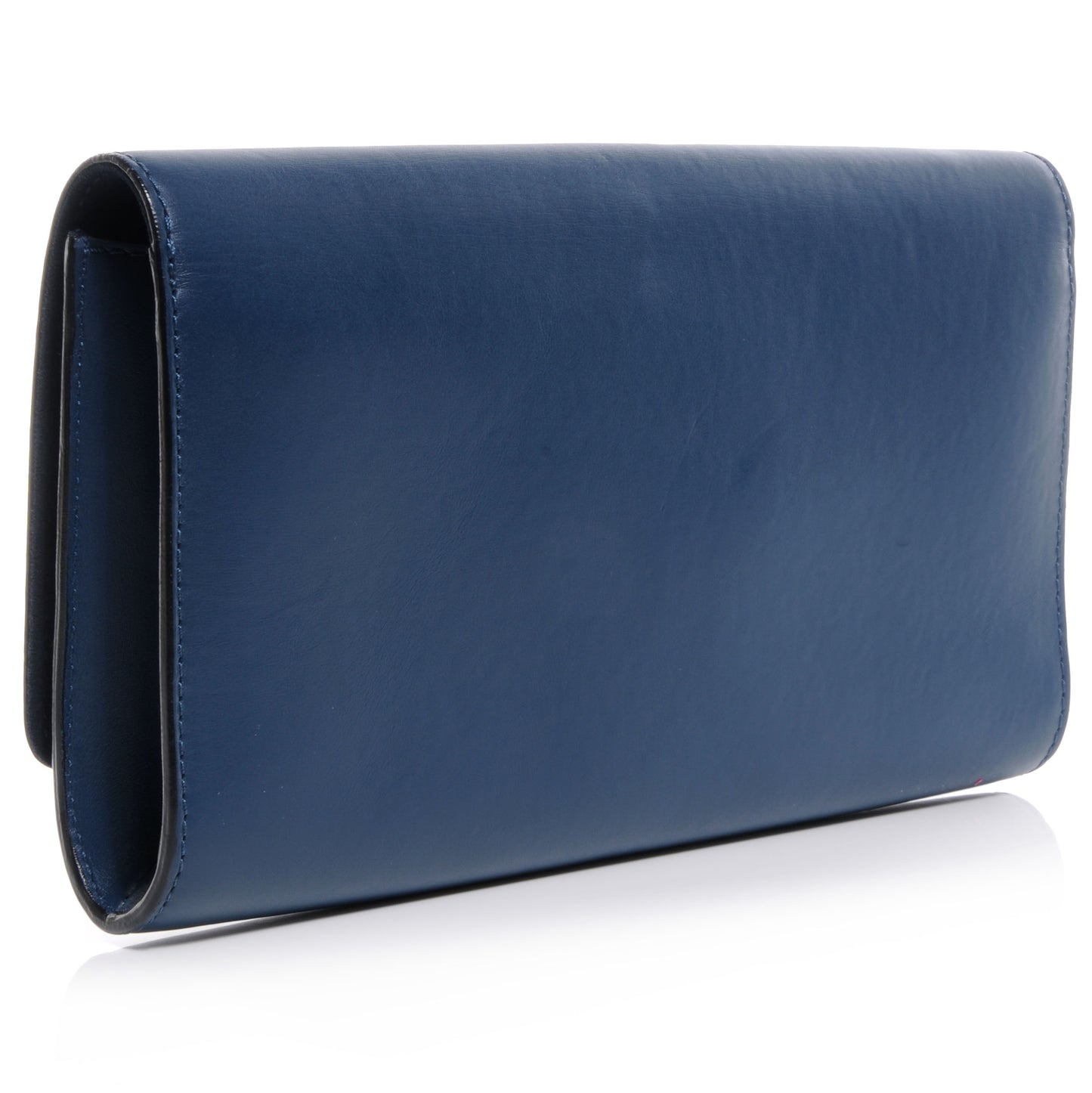 Calfskin Louise Clutch Blue