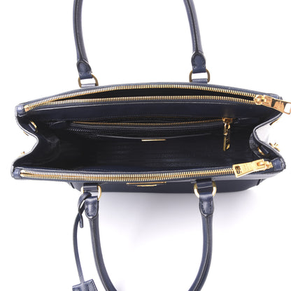 Prada Saffiano Medium Galleria Double Zip Tote Baltico 5 of 11