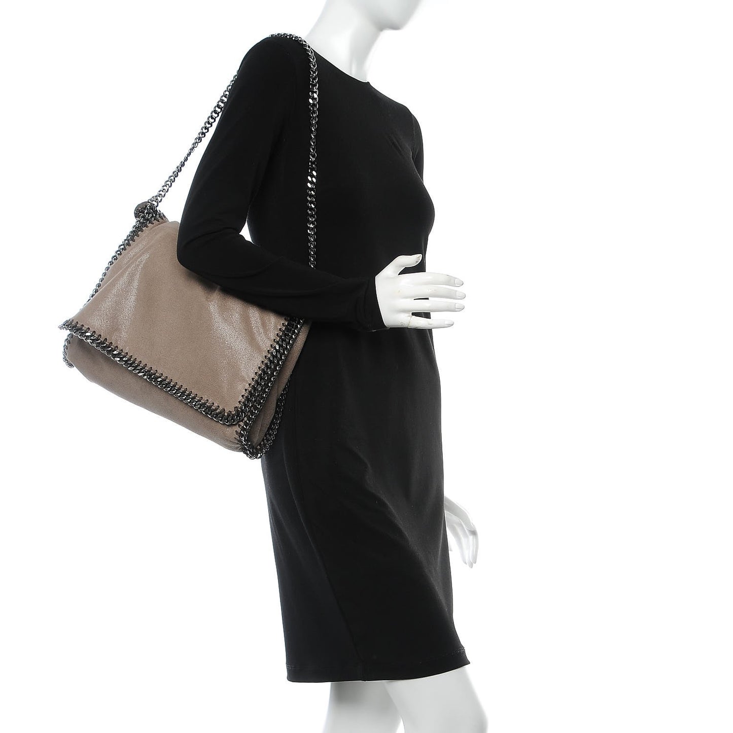 Shaggy Deer Falabella Messenger Taupe