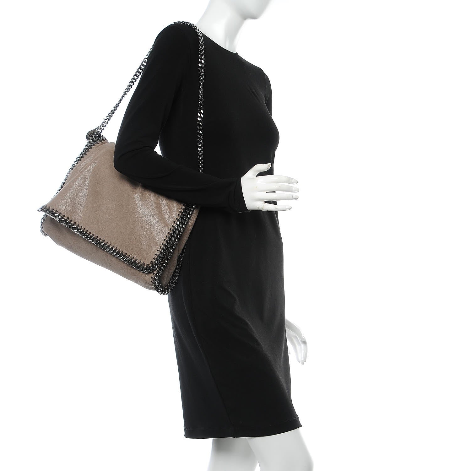 Stella McCartney Shaggy Deer Falabella Messenger Taupe 2 of 8