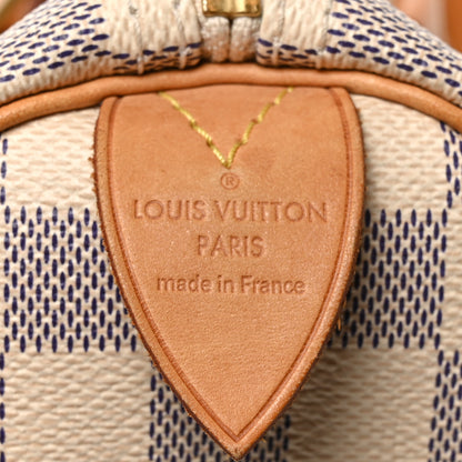 Louis Vuitton Damier Azur Speedy 35 6 of 10