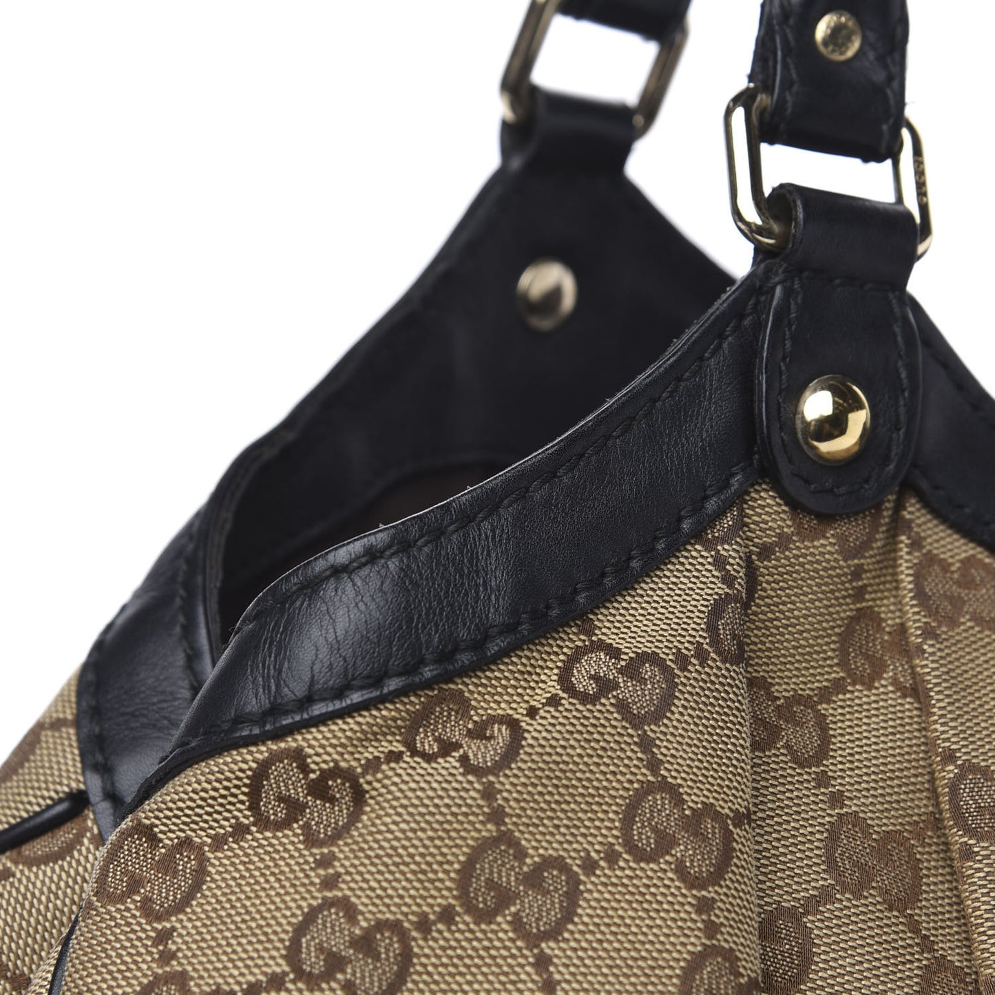 Monogram Large Sukey Tote Beige Ebony Black