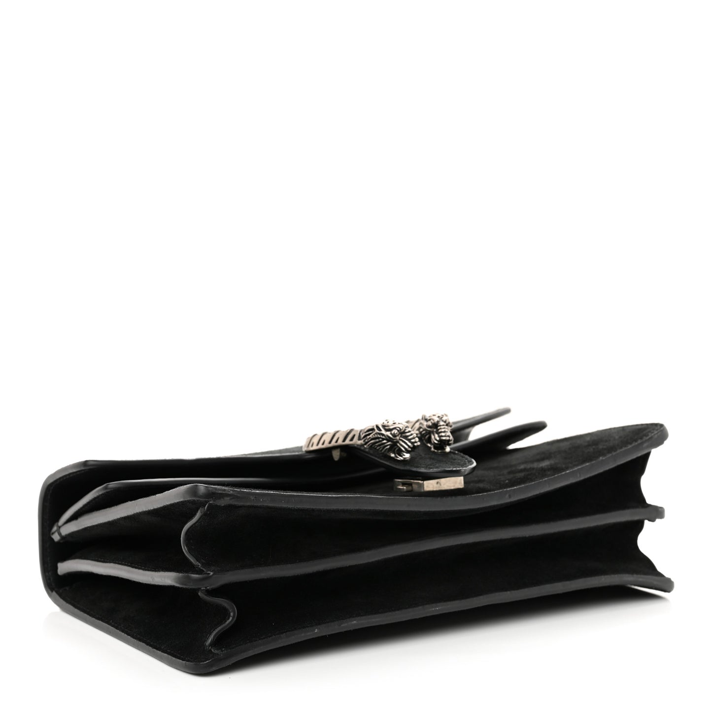 Suede Small Dionysus Shoulder Bag Black