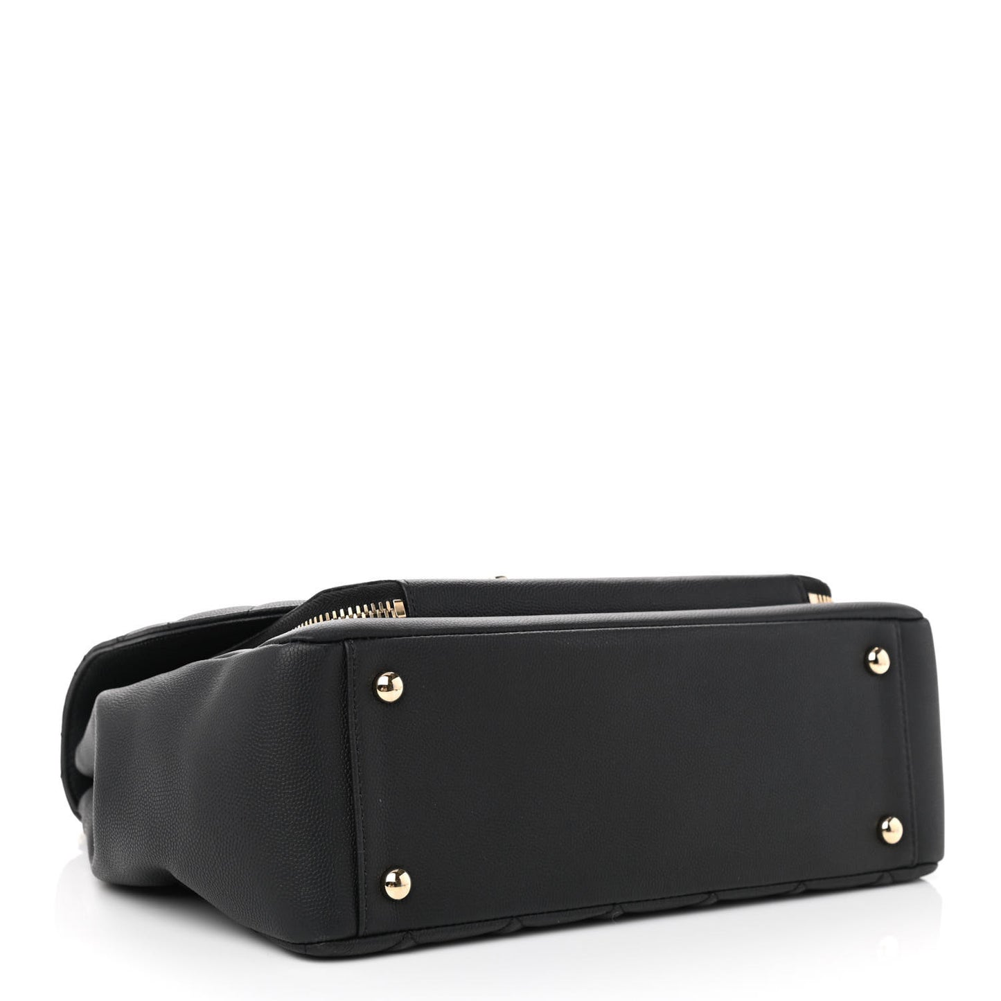 Caviar Quilted Large Business Affinity Flap Black