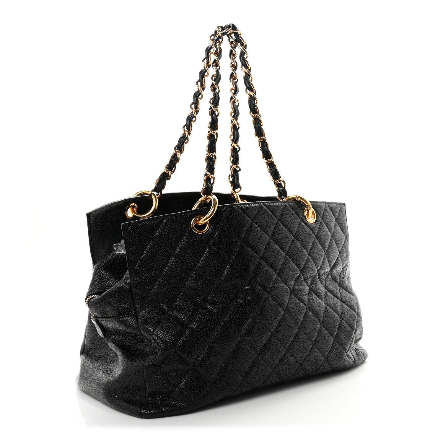 Chanel Caviar Quilted Grand Timeless Tote GTT Black 3 of 10