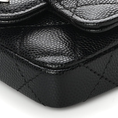 Chanel Caviar Quilted Mini Chain Belt Bag Black 11 of 12