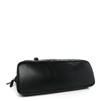 Saint Laurent Calfskin Quilted ES Giant Travel Bag Black 4 of 9