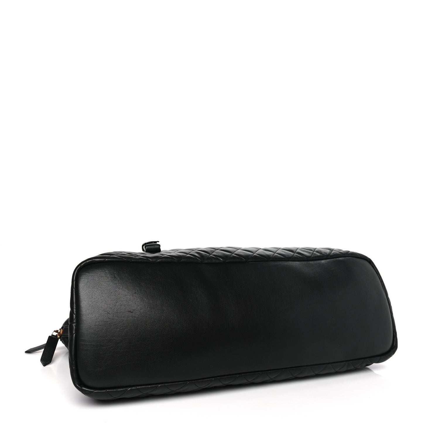 Calfskin Quilted ES Giant Travel Bag Black