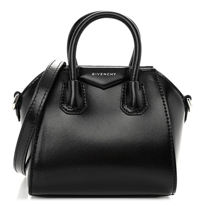 Givenchy Shiny Lord Calfskin Micro Antigona Black 1 of 9