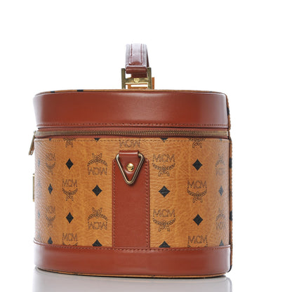 MCM Visetos Vanity Cosmetic Case Cognac 3 of 18