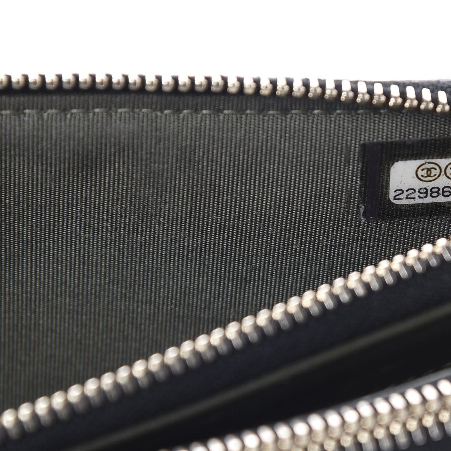 Caviar Quilted Small Boy Clutch With Chain Black